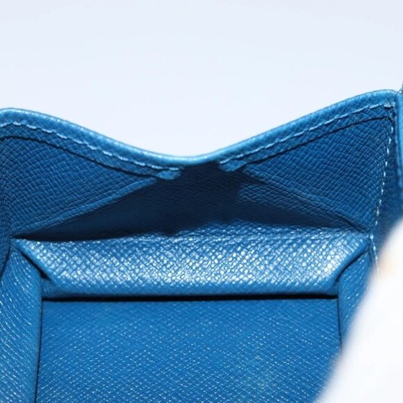 LOUIS VUITTON Epi Porte Monnaie Boite Coin Purse Blue M63695 LV Auth 143153V - Picture 12 of 16